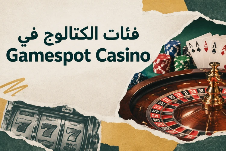 فئات الكتالوج في Gamespot Casino